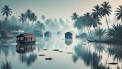 Alleppey in Winters (November to February)