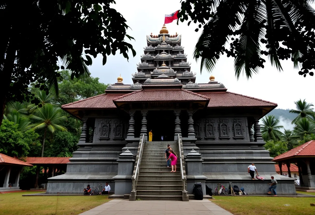 Tali Shiva Temple: The Tali Shiva temple was built by the Samoothiri or Zamorin, the erstwhile ruler or monarch of the Calicut kingdom in the South Malabar region of India. The temple dates back to the 14th century. The presiding deities are Lord Shiva, Lord Krishna, and Narasimhamoorthy. Built in the traditional Kerala architectural style, the temple has a two-storied sanctum-santorum built in the shape of a chariot. The temple has mural decorations and granite sculptures of Lord Shiva’s retinue. The temple also houses other Sree Kovil deities of Tali Ganapathy, Thevarathil Ganapathy, and Thrumandhakunny Bhagavathy. The temple remains open at 4.30 AM and the morning pujas continue till 7.00 AM. Devotees must bathe and wear clean clothes before entering the temple. Men must wear a dhoti or Mundu without shirts or a baniyan. Women visiting the temple must wear traditional Indian attire. Cameras, mobile phones, and other electronic devices are prohibited inside the premises.