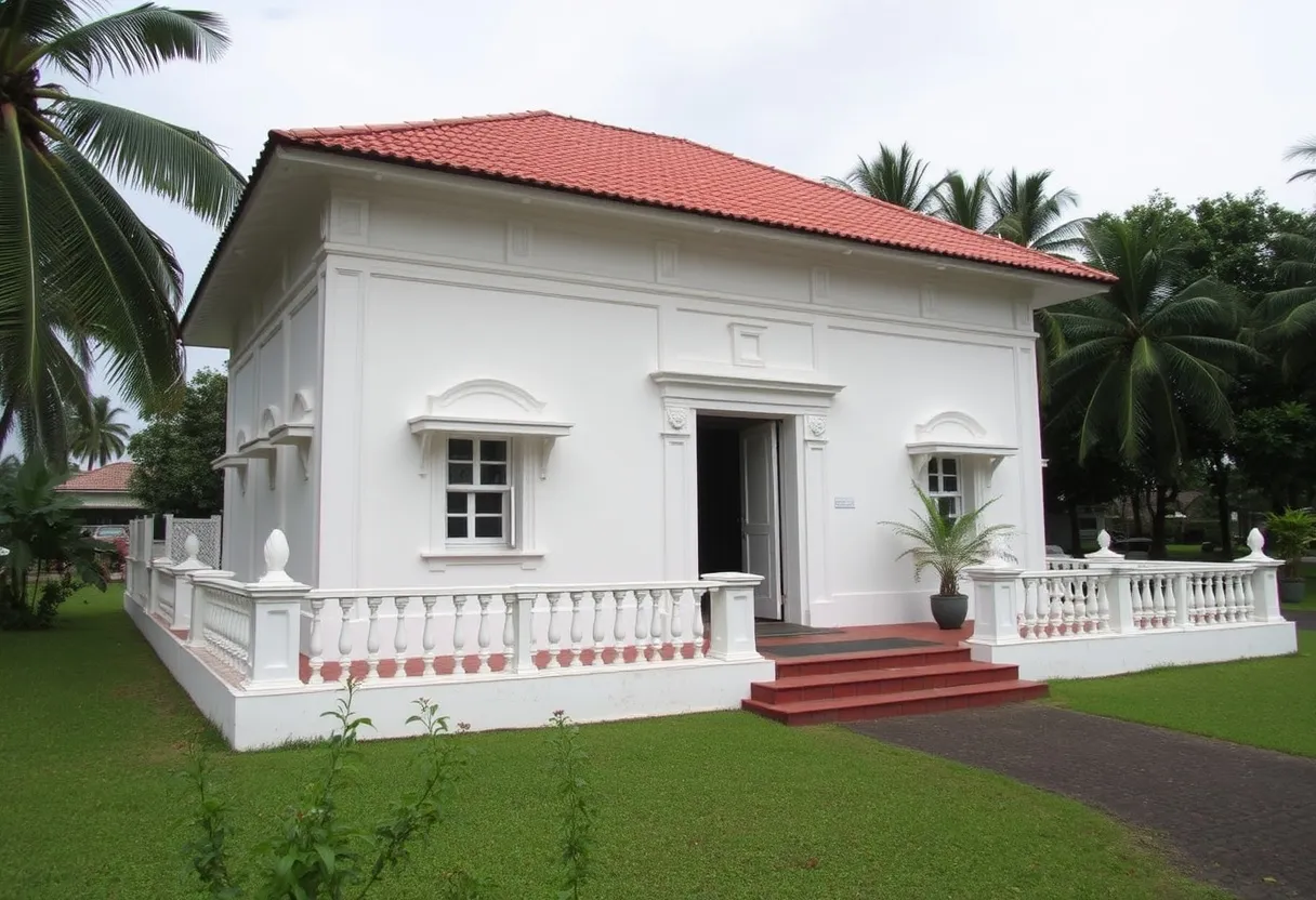 Pathiramanal Island: Revi Karunakaran Memorial Museum