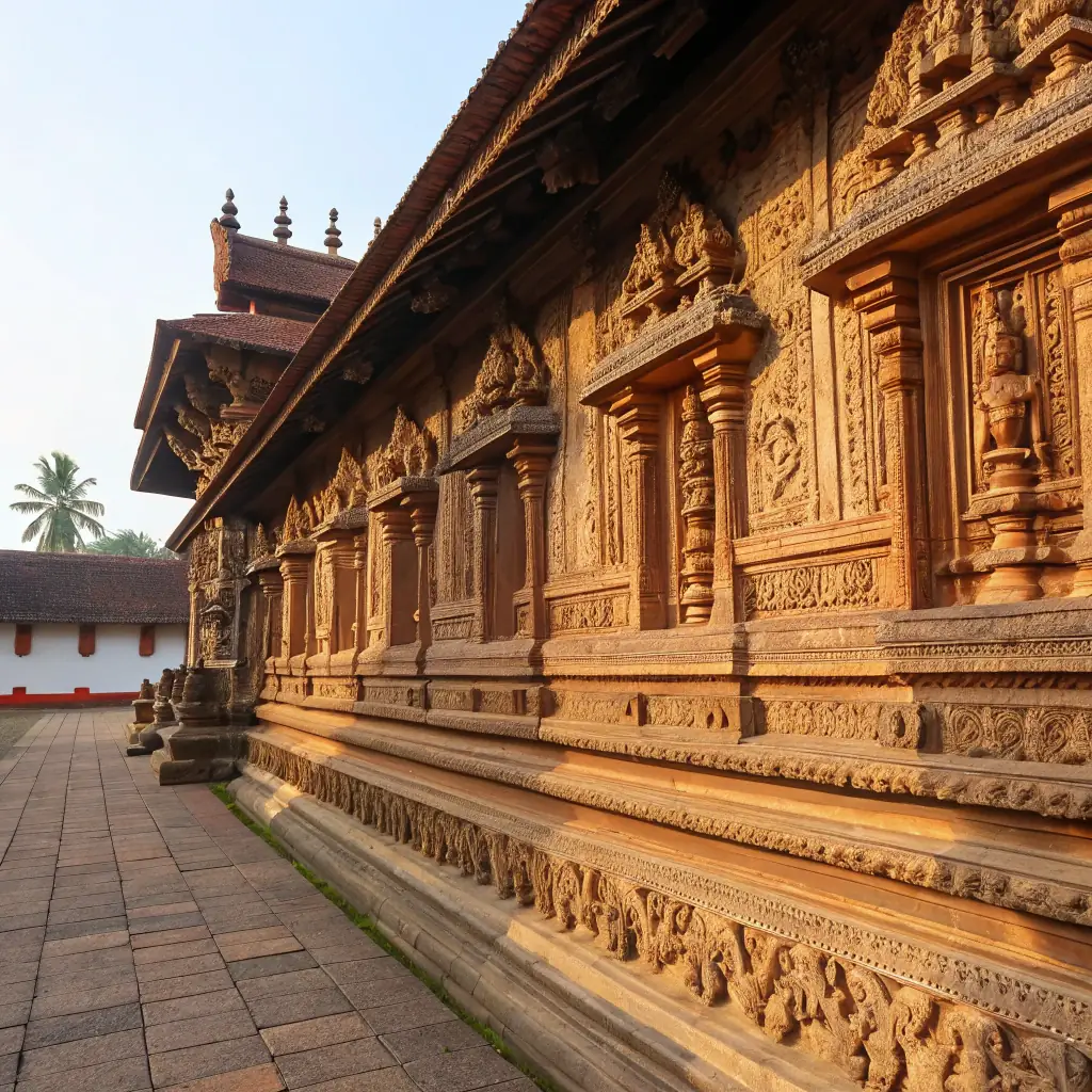 Religious rituals of the Ambalappuzha Temple, Kerala, are part of Kerala Cultural Heritage. Daily pujas (prayers) are conducted traditionally, adhering to ancient temple customs. The temple follows the tantric system of rituals, with offerings ranging from simple lamps to elaborate nivedyams. Devotees often pray for blessings in education and wisdom, believing Lord Krishna's child form symbolizes divine intellect and charm. Thus, Ambalappuzha Temple, Kerala, is one of the spiritual attractions in Kerala.