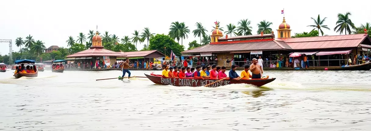 Each boat is a masterpiece of craftsmanship and can cost lakhs of rupees to build and maintain. They symbolize unity, where rowers often hail from various walks of life but row as one, chanting rhythmically and creating an electrifying atmosphere on the water.