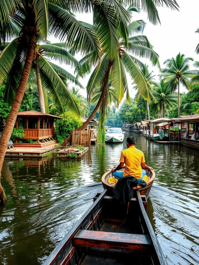 Hidden Backwaters Kayaking in Kerala